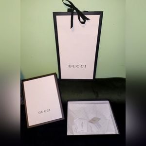 Gucci box & bag